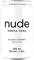 Nude Soda Black Cherry