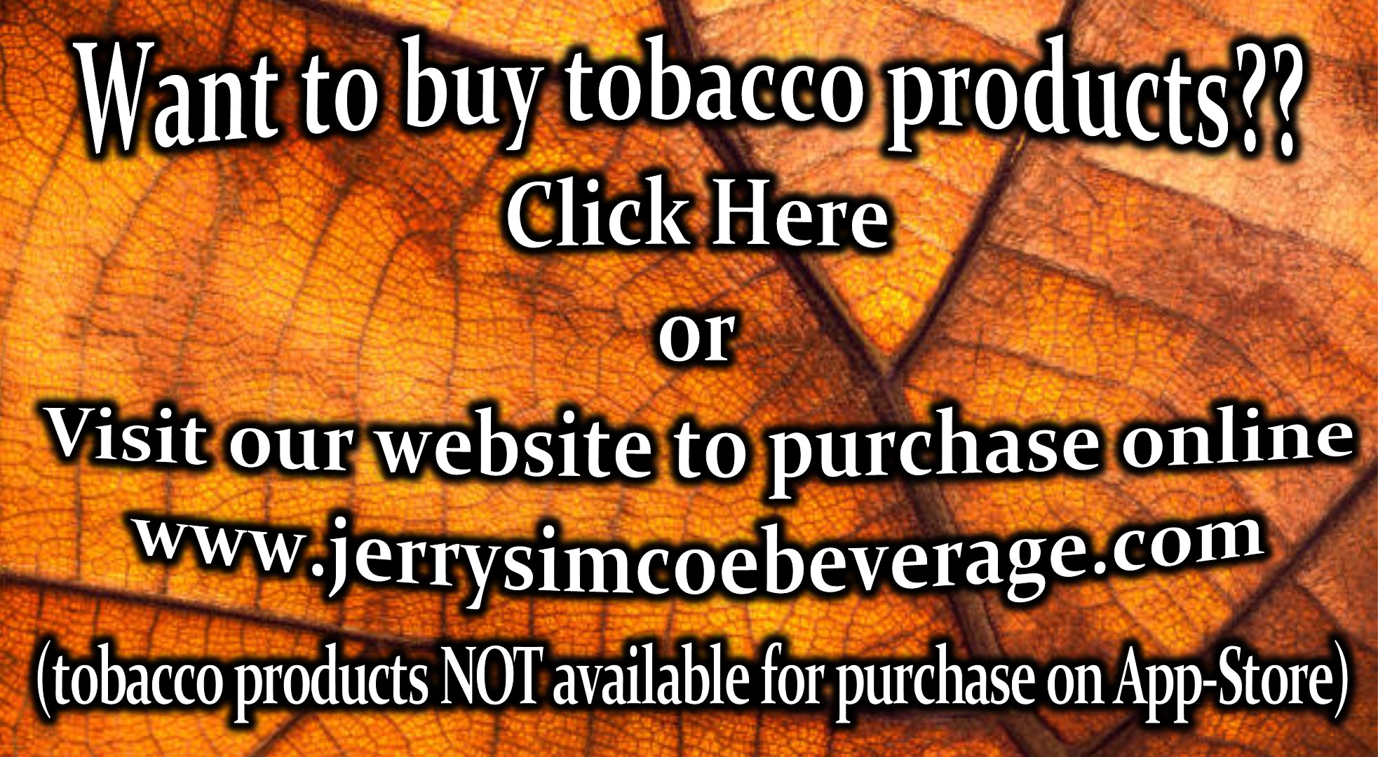 Tobacco Webpage