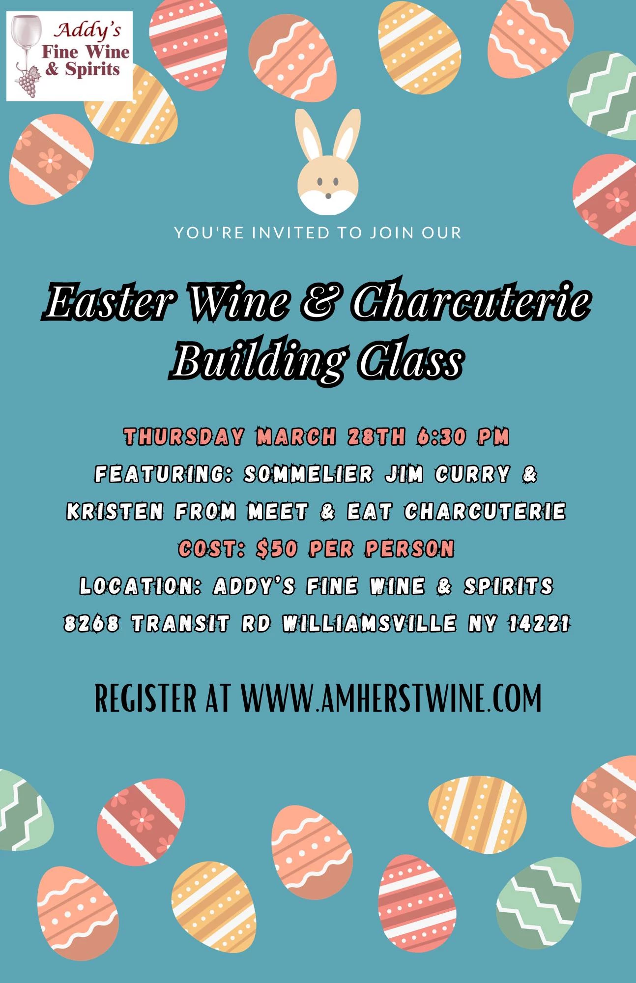 EASTER WINE & CHARCUTERIE BUILDING CLASS