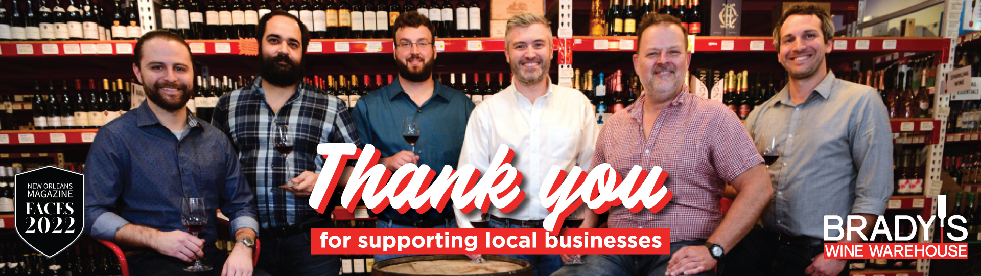 Brady's Wine Warehouse New Orleans, LA Homepage