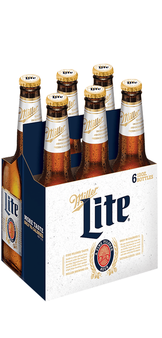 MILLER LITE 6PK B