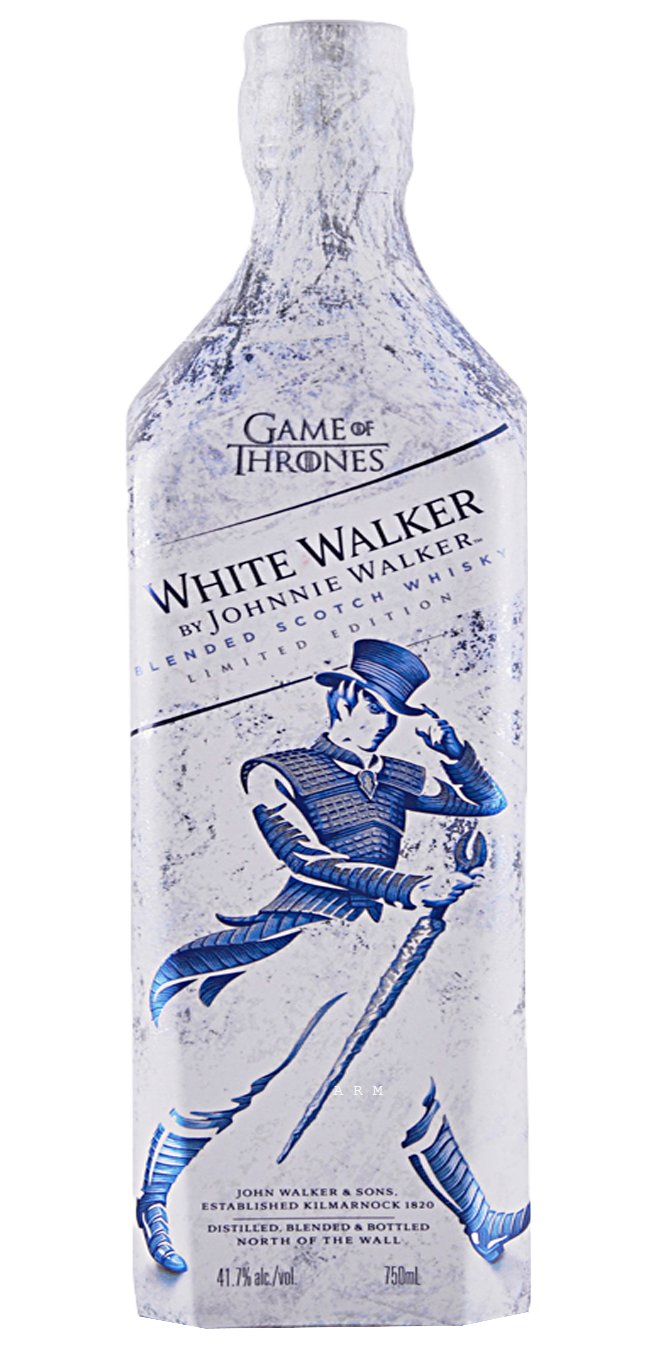 GOT White Walker Wine Bottle Decal Sticker bottle not included 