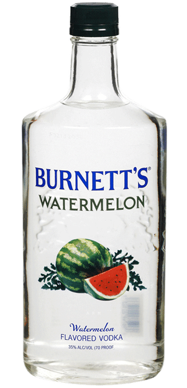 Buy Burnett S Watermelon Vodka Online Vodka Delivery Service Main Liquor Delivered By Bottlerover Com