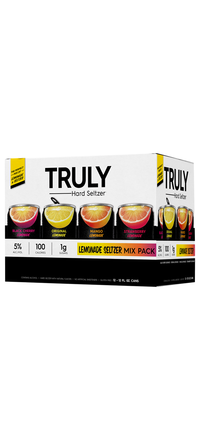 Buy Truly Lemon Hard Seltzer Online Hard Seltzer Delivery Service Main Beer Delivered By Bottlerover Com