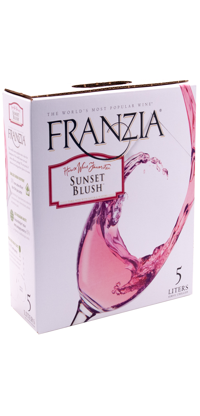 Buy Franzia Sunset Blush Online Rose Blush Delivery Service Main Wine Delivered By Bottlerover Com