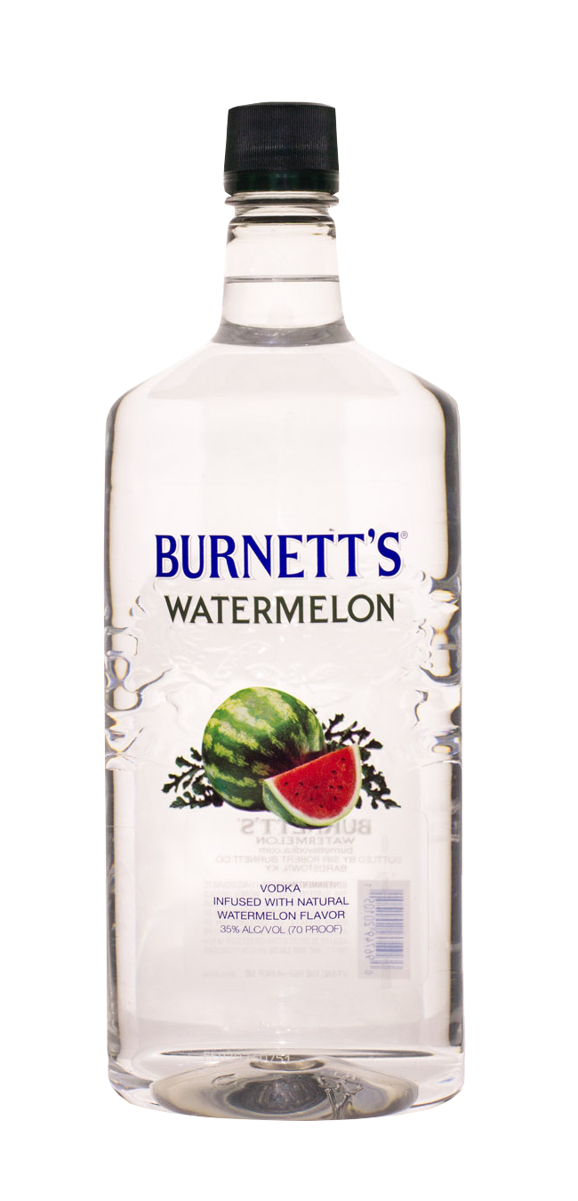 Buy Burnett S Watermelon Vodka Online Vodka Delivery Service Main Liquor Delivered By Bottlerover Com