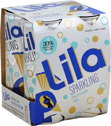 Lila Sparkling Vino Frizzante 187ml 4pack