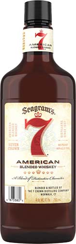Seagram's 7 Whiskey Pet 750
