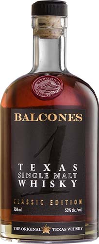 Balcones Texas '1'single Malt Whiskey