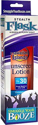 Hawaiian Islands Sunscreen Lotion Flask
