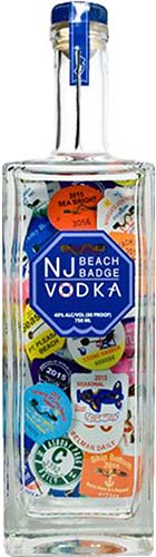 Women's Vintage NJ Beach Badge Vodka