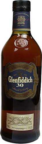Glenfiddich 30 Year Old Single Malt Scotch Whiskey
