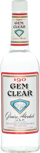 Gem Clear 190 Proof 750