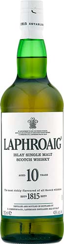 Laphroaig Scotch 86 Malt 10 Yr