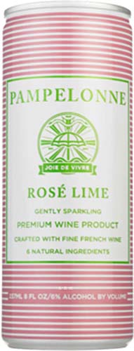 Pampelonne Rose Lime 4pk C 8oz