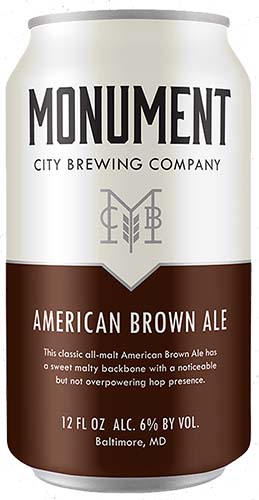 Monument City American Brown Ale 6/24 Pk/can