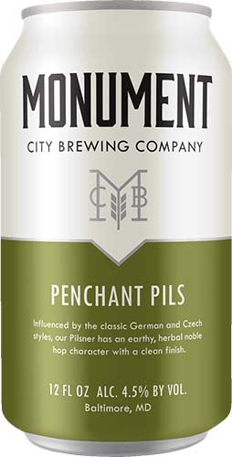 Monument City Penchant Pils 6/24 Pk/can
