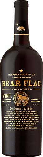 Bear Flag Sonoma County Zinfandel Red Wine