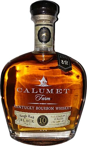 Calumet Farm Single Rack Black 10 Yrs Whiskey