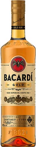 Bacardi Gold Glass  750ml