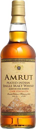 Amrut Peated Single Malt Whiskey