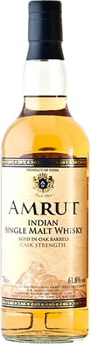 Amrut Single Malt Cask Strength Whiskey