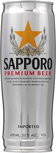 Sapporo Draft 22oz Single