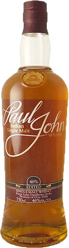 Paul John Bold Peated Single Malt Indian Whiskey
