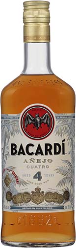 Bacardi Anejo Cuatro Aged Gold Rum