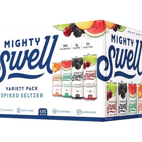 Mighty Swell Variety Spiked Seltzer 12pk Can