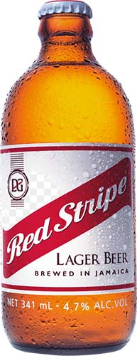 Red Stripe Bottles