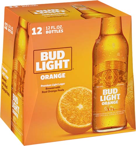 Bud Light 12pk Orange
