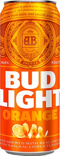 Bud Light Orange/lime/plat Can