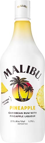 Malibu Rum Pineapple 42 Pet 1.75l