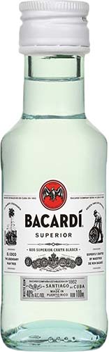 100mlbacardi Rum Superior White 80