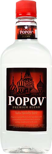 Popov Vodka 80 750 Pet