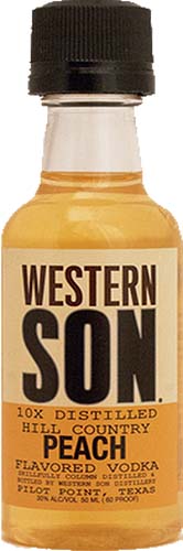 Western Son Peach Vodka 50m