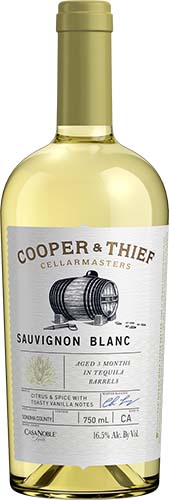 Cooper And Thief Sonoma County Tequila Aged Sauvignon Blanc White Wine