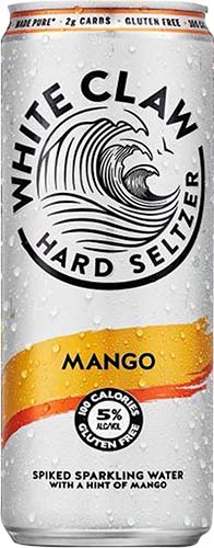 White Claw Hard Seltzer Mango 6pk Can