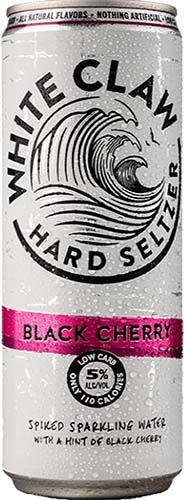 White Claw Hard Seltzer Black Cherry 1 Can