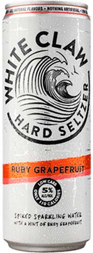 White Claw Hard Seltzer Ruby Grapefruit 1 Can