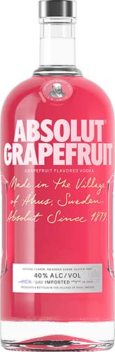 Absolut Grapefruit Flavored Vodka