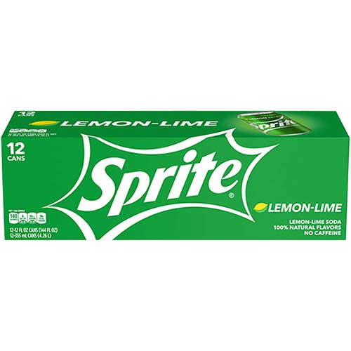 Sprite 12 Oz Can 12 Pack Cans