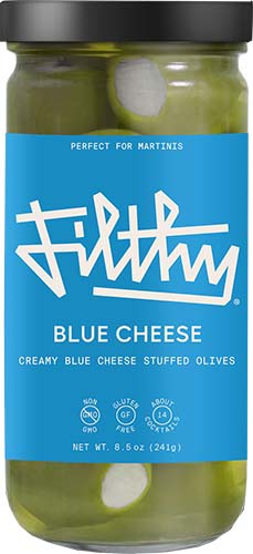 Filthy Blue Cheese Stuffed Olives 8oz Jar