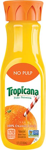 Tropicana No Pulp Orange Juice