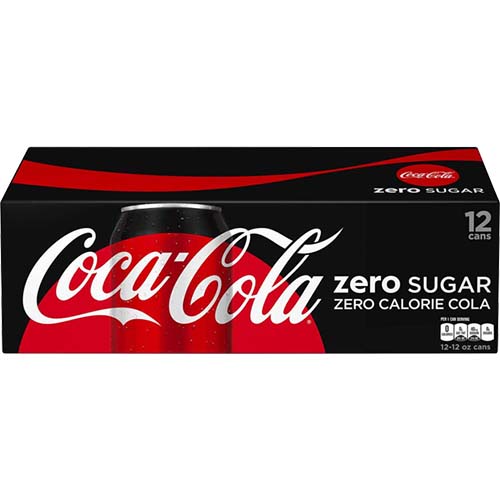 Coke Zero 12oz Cans