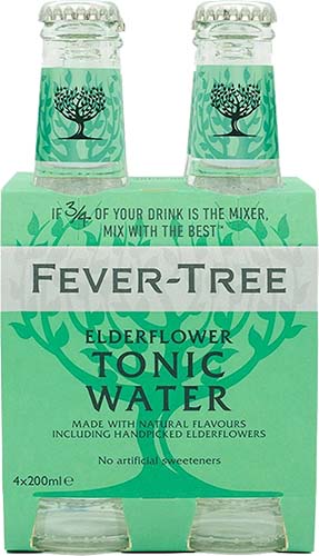 Fever Tree Elderflower Tonic 4 Pk Btl