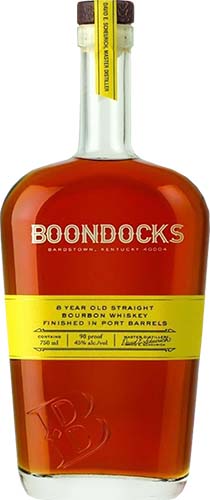 Boondocks 8 Yr Old Straight Bourbon 750ml