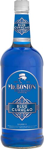 Mr. Boston Blue Curacao 1l