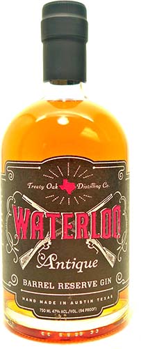 Waterloo Gin Antique Brl Rsv 750ml